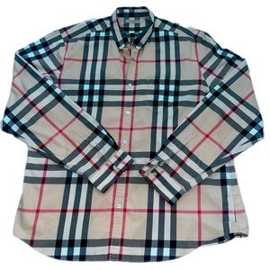 Burberry Vintage Check cotton poplin shirt XXL